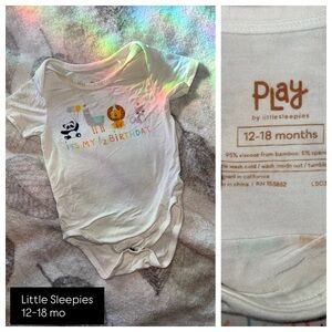 Little Sleepies “It’s My 1/2 Birthday” Bamboo Bodysuit | 12–18 Months